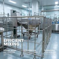 Mélangeur à tambour élévateur en acier inoxydable pour poudres alimentaires, chimiques et plastiques, économe en énergie, capacité 500L/200L/100L