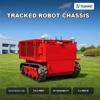Châssis de robot omnidirectionnel, châssis de robot agricole pour jardin, châssis de robot UGV automatique