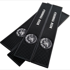 Factory Custom New <b>PVC</b> Soft Rubber Bar Mat Multi-Functional Non-Slip Drainage Mat Bar Counter Mat Coffee Cup Mat - Product Image 4