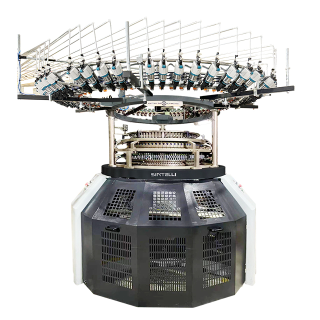 SINTELLI Computerized Single Jersey Jacquard Circular Knitting Machine for Fashion Fabrics