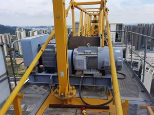 Nouvelle grue à tour à plateforme plate Zoomlion W7025-12E 2021 avec hauteur de travail autonome de 60 m, moteur et boîte de vitesses, capacité de levage de 12T - Product Image 2