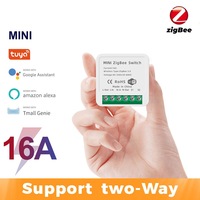 Mini commutateur intelligent de bricolage Zigbee Wifi 16A prend en charge le module d'automatisation de la maison intelligente à 2 voies fonctionne avec l'application Google Home Alexa Smart Life
