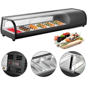 <span class=keywords><strong>Vitrina</strong></span>-nevera refrigerada para poatres, <span class=keywords><strong>vitrina</strong></span> nevera comercial para Sushi, 5x 1/3 GN - Product Image 3