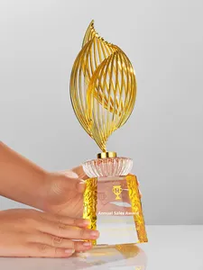 Trofeo in Metallo e Cristallo Creativo, Premio Personalizzato di Alta Gamma per Dipendenti Eccezionali, Competizioni Aziendali e Riunioni Annuali - Product Image 5