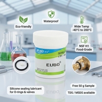 Échantillon Gratuit - Pack 50g - Graisse Alimentaire NSF H1 - Lubrifiant Silicone Blanc Étanche Haute et Basse Température pour Joints Toriques et Robinets