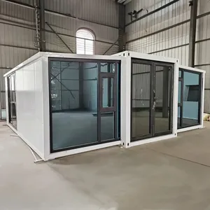 Quick Installation Foldable 3 Bedroom Mobile Homes Expandable Living Container House