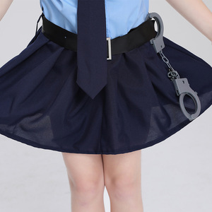 Cute Girl Little Police Game Cosplay Dress Cool Police Officer Uniform Kids Police <span class=keywords><strong>Costume</strong></span> - Product Image 6