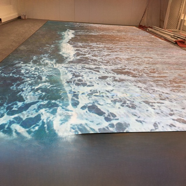 OEM ODM Indoor P3.91 Full Color Floor Tile Built-in Intelligent Sensor Smart Board Interactive Display Custom Led Screen