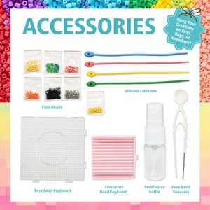 Kit Educativo STEM con Perline Fuse ad Acqua da 5mm, 600 Pezzi, 12 <span class=keywords><strong>Colori</strong></span>, Set di Perline a Nebulizzazione d'Acqua per lo Sviluppo delle Abilità Motorie Fini delle Bambini, Regalo - Product Image 4