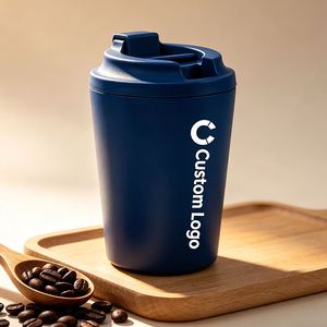 Elegant Stainless Steel Double Wall Vacuum Coffee Cup with Straw Lid Gift <b>Thermos</b> for Birthday Corporate Presents - Product Image 4