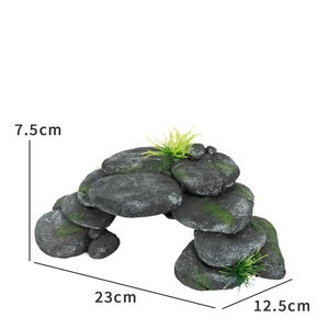 Plataforma de Escalada para Reptiles, Decoración de Resina para Acuarios, Simulación de Tronco de Árbol, para Interiores y Exteriores - Product Image 4