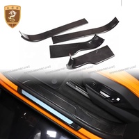 Protecteur de seuil de porte de voiture en fibre de carbone sèche de style OEM pour Lamborghini Urus 2018-2021