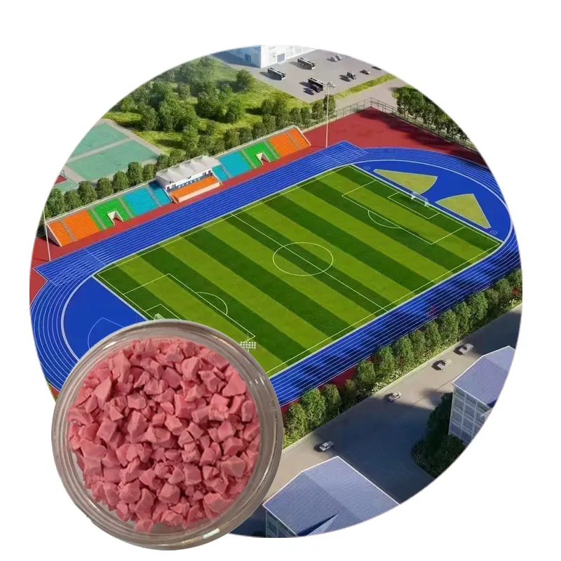 Granules en caoutchouc de Coloful 1-3mm/ 2-4mm EPDM pour le terrain de jeu Granules en caoutchouc d'EPDM pour le plancher en caoutchouc/voie courante