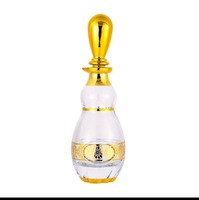 Botella de Perfume al por Mayor de Gran Tamaño, 150ml 250ml, Botella de Vidrio Dorado Electrochapado para Perfume con Cristal