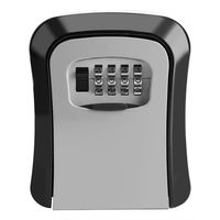 Cheap Full Plastic Key Lock Box 4 Digits Combination Weatherproof Wall Mount Key Safe Hide Key Resettable Code Jiexunda Brand