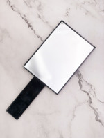 PE — Mini outil cosmétique Portable de luxe, miroir de maquillage 2 en 1, table pliante, simple face, miroir de vanité