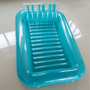 Colchoneta Flotante Inflable Gigante para Piscina, Lago o <span class=keywords><strong>Playa</strong></span>, para Adultos y Niños, Balsa de Diversión Acuática, Flotador Lounge - Product Image 6