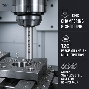 TiAIN-beschichteter Hartmetall-Fasenfräser <span class=keywords><strong>UP210</strong></span> D10 120 Grad V-Nut-Fräser für Gusseisen - Product Image 5