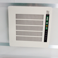 Purificateur d'air commercial à montage au plafond avec pré-filtre HEPA H13 et charbon actif ESP, à quatre sorties d'air, pour écoles et hôpitaux
