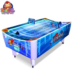 2021 best sellers coin operated air hockey with shining led light sports indoor toys gaming machine kids