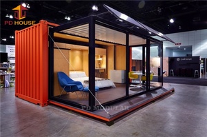 Khu nghỉ mát bãi biển nhỏ prefab Apple Pod cabin nhà ở trượt ra sang trọng trước thiết lập hộp container di động viên nang nhỏ nhà thiết kế - Product Image 2