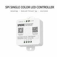 Contrôleur LED intelligent MESH monochrome SP656E SPI Mijia avec commande vocale Xiao Ai et application, liaison maison intelligente, sortie 1 canal