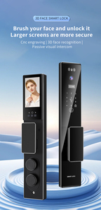 Nieuwe Luxe Slimme 3d Face Deurslot Cnc Proces Tuya App Video-Oproep Vingerafdruk Kaart Sleutelcode Digitaal Deurslot - Product Image 6