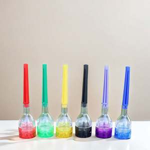 Molino de Hierbas al por Mayor de Fábrica, Molinillo de Tabaco 2 en 1 con Embudo, Rodillo de Cono de Plástico, Molinillo de Hierbas Económico - Product Image 1