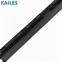 KAILES(KLS) K55 Série ZD 32A 3 Phases AC 200-240VAC PDU intelligent en métal avec 36 prises Utilisation industrielle Montage en rack de qualité supérieure