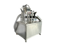 Machine de remplissage et de bouchage semi-automatique pour bouteilles de shampoing colorant capillaire liquide noir, modèle 2026, en promotion – Remplisseuse et boucheuse de peignes colorants capillaires