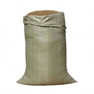 Customizable Plastic <b>Packing</b> Sack 25KG 50KG Reusable PP Woven Moving Bag UV Resistant Empty Green Woven Sandbags for Floods - Product Image 1