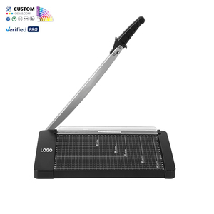 Ofitech grosir OEM foto kantor A4 10 lembar pemotong kertas mesin pemotong tugas berat kertas Guillotine - Product Image 1