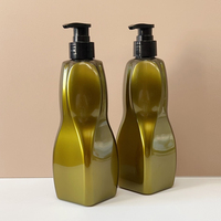 Usine 300ml 480ml PET Shampooing Conteneur Liquide Bouteille D'émulsion En Plastique