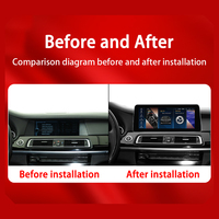 Lecteur multimédia automobile Android 14 12,3 pouces 8 Go + 128 Go DSP 1 an Carplay GPS Navigation Stéréo pour BMW Série 7 F01 F02 F03 F04