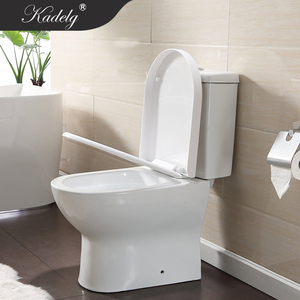 โถสุขภัณฑ์เซรามิกแบบสองชิ้นทรงยาว รุ่น Wels White Washdown แบบ Dual-Flush P-Trap ผลิตตามสั่งจากโรงงาน พร้อมปรับแต่งได้ - Product Image 4
