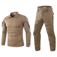 Vente en gros d'uniformes de camouflage tactique, chemises et pantalons de combat en plein air, vêtements bleu marine noir, uniforme tactique