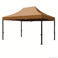 Tente de réception extérieure robuste 20x20 en tissu Oxford imperméable, double couche, pliable, toutes saisons, pour expositions et salons professionnels