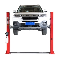 6 Ton 1820mm İki Kolonlu Çift Silindirli Hidrolik Araç Lifti Elektrikli Tahrik 10 Yıl Ömür Garantili Atölye İçin