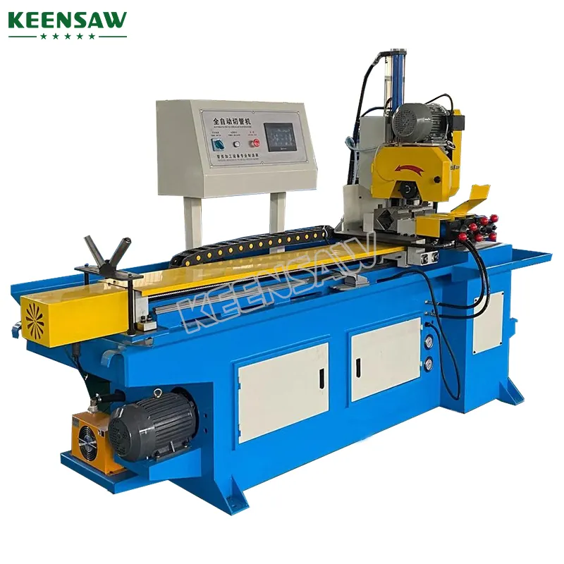 KTC-425NC Servo Feeding Automatic Tube Cutting Machine with Circular Cold Saws