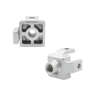 Conector de pie para perfil de aluminio Hengda 40x40 M8 M10 M12 Base industrial ajustable para marcos de aluminio - Product Image 4