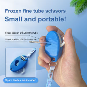 New Type Artificial Improver Freezes Fein rohrs chere Edelstahl-Klingens ch neider Gefrorene Fein rohrs chere Sperma 0,5 ml Tube - Product Image 2