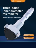 Measuring Tools Three-Point Internal Micrometer Model 16-20mm Three-Jaw Gauge for Inner Diameter Bore Diameters