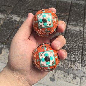 Set Regalo di Palline Baoding in Porcellana, Artigianato Cinese, Palline Sonore per Benessere, Ideali per Regali Festivi e Aziendali - Product Image 4