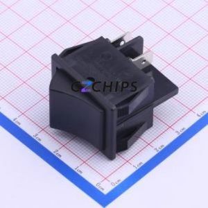 SS31-BBNNQ-RD40-R Rocker Switch Through hole Component (THT) Switch 32.2mm 25.2mm 19.2mm Concave Bend - Product Image 2