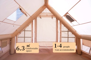 Tienda de Campaña Inflable, Fácil de Instalar, para Varias Personas, Impermeable para 4 Estaciones, Portátil, para Campamento y Aventuras al Aire Libre - Product Image 5