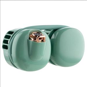 Ventilador de Cuello sin Aspas, 1800 mAh, Generador de Aire Frío, Portátil, Plegable, Recargable por USB, Ventilador Colgante, Enfriador de Aire para el Cuello - Product Image 5