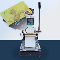 Petite presse à chaud spéciale pour cartes PVC, pour l'embossage de cartes de membre et le marquage de bandes magnétiques
