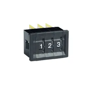 Volante Preto Interruptores Digitais Interruptor codificador BCD Interruptor DIP