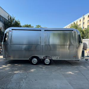 Remolques Móviles de Acero Inoxidable para Camiones de Comida, Restaurantes, Panaderías y Snacks, Totalmente Equipados, Carrito de Comida Callejera para Café - Product Image 2