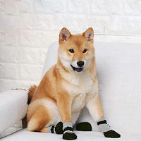 Chaussettes personnalisées antidérapantes pour chien avec sangle réglable et semelle en caoutchouc